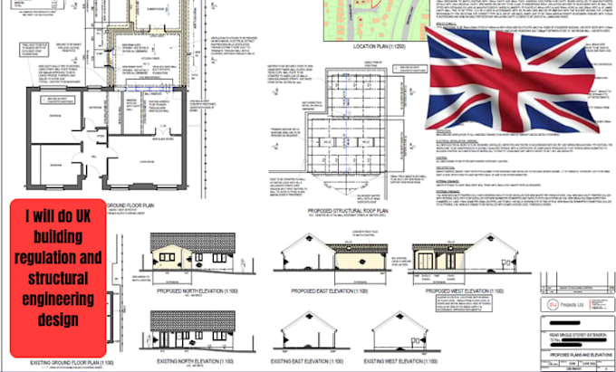 do UK building regulation drawings and structural engineering design