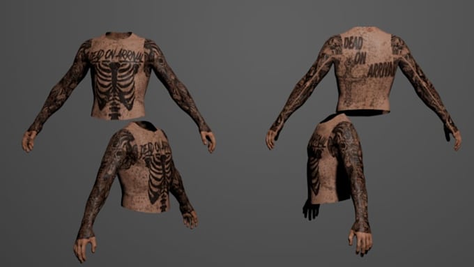develop fivem custom ped , fivem clothing, custom tattoo, chain