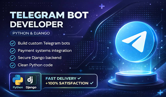 build a scalable telegram bot backend with django and API