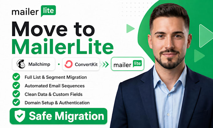 migrate mailchimp or convertkit to mailerlite email marketing