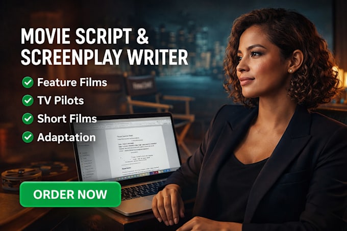 write move script screenplay feature film script tv script