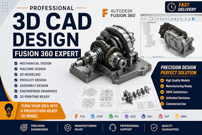 3d cad design fusion 360 design mechanical design machine design 3d modeling