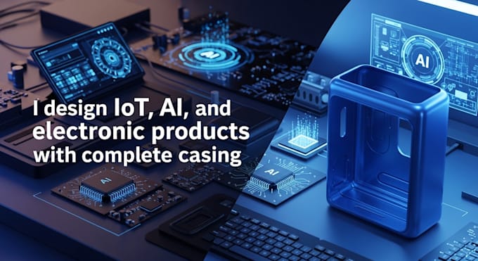 design iot, ai, and electronic products with complete casing