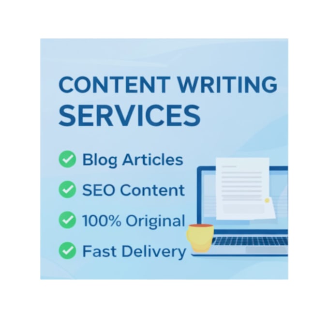 write SEO blog posts, articles, and website content