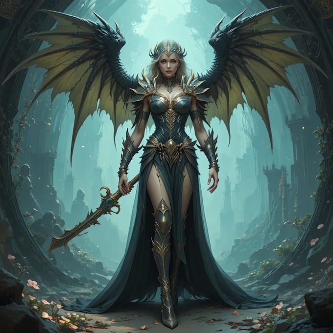 do a fantasy character fantasy character art