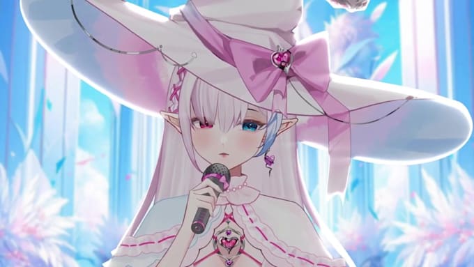 draw and rig live 2d vtuber model, 2d vtuber model, vtuber model, live2d vtuber