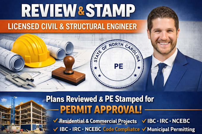 Review draw stamp architectural plan mep floor plan city permit drawing ...