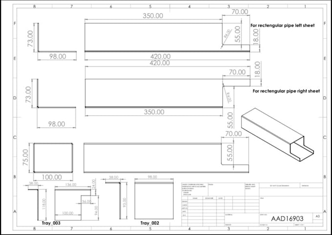 do autocad 2d drafting and mechanical drawings professionally