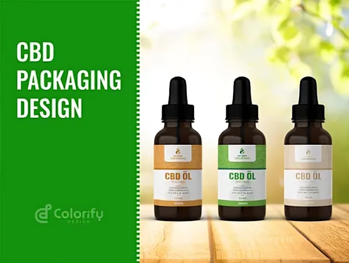 design product packaging, cbd packaging, box packaging and label design