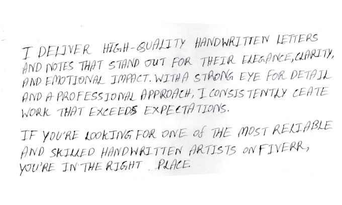 handwrite notes, letters and message