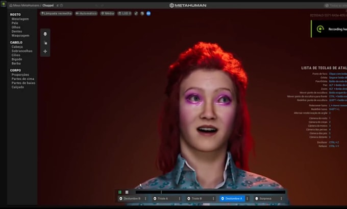 3d vtuber avatar vroid 3d model face tracking vrm fbx export files for streaming