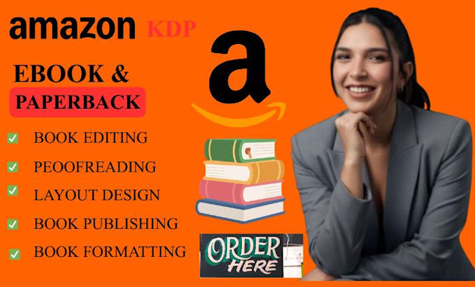 do book editing and formatting for amazon KDP