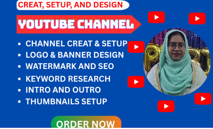 create and set up your youtube channel professionally