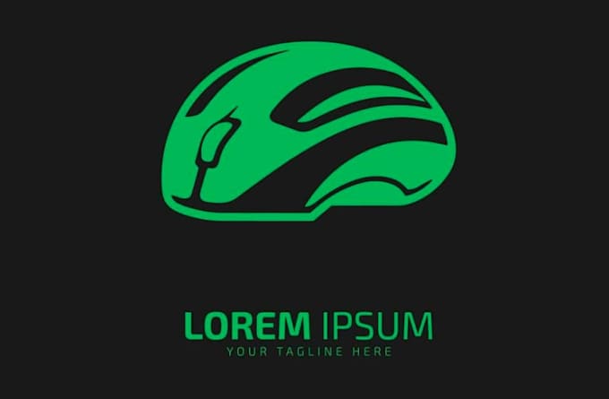 create bold and professional bike helmet brand logo