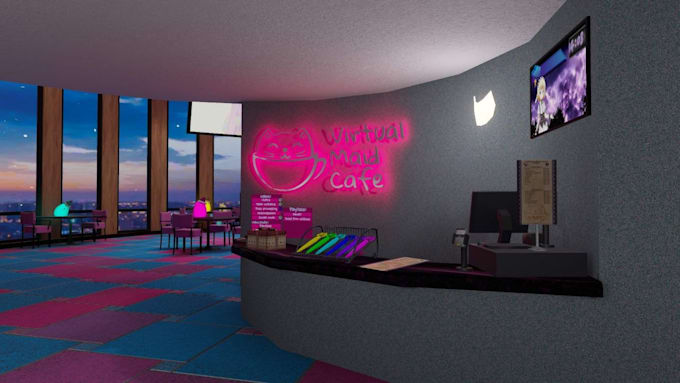 edit build interactive vrchat world, vrc world, metaverse world game environment