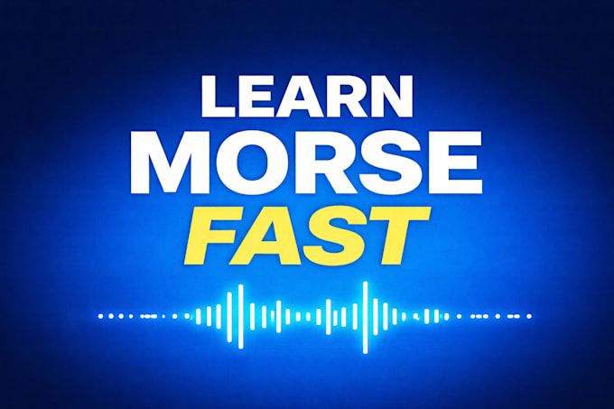 teach you morse code with audio, exercises and puzzles