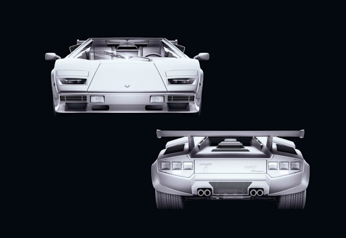 Diseñar modelo de coche 3d imprimible en stl realista para impresión en ...