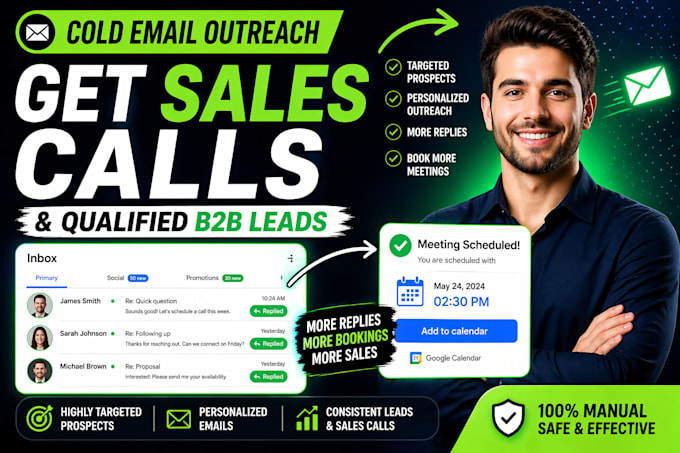 Generate b2b leads with cold email outreach and sales funnels by Mr ...