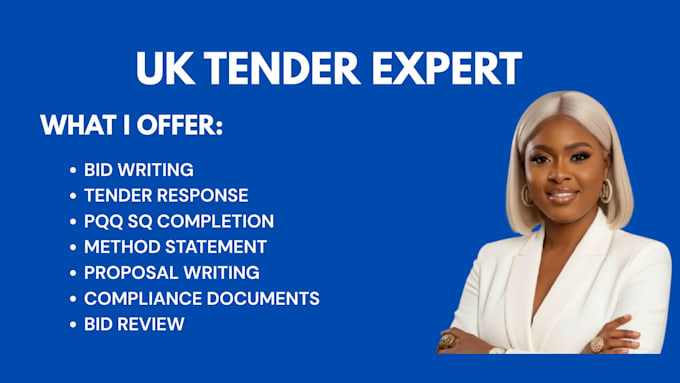 write winning UK tender bid proposal and responses