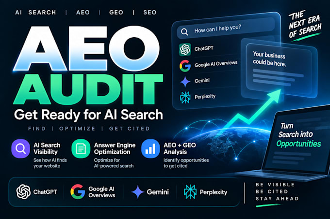do an aeo audit for ai search and answer engine visibility