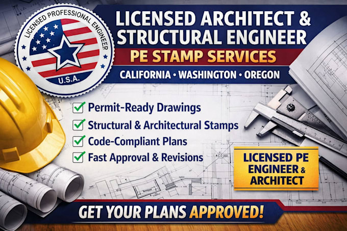 Licensed architect california washington oregon structural engineer usa ...