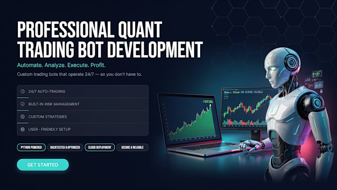 create python trading bots, quant scripts, and automation tools