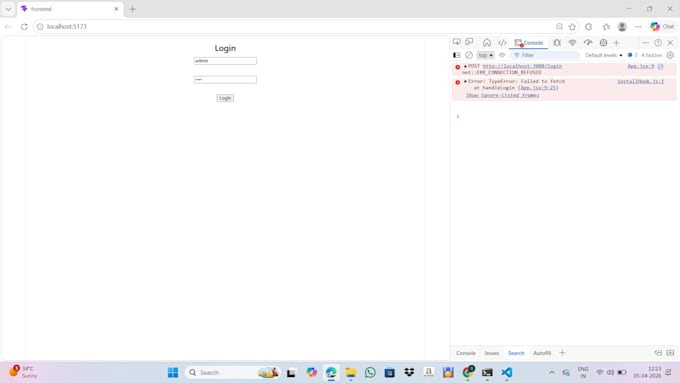 the react js bugs
