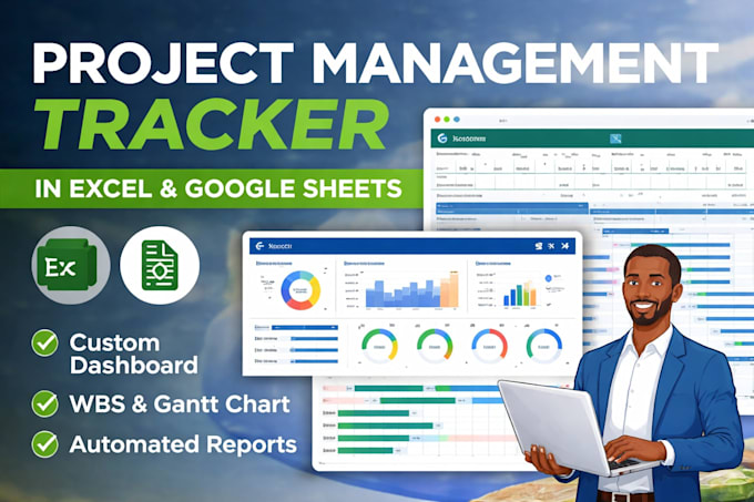create ms project project management tracker in excel n wbs tracker
