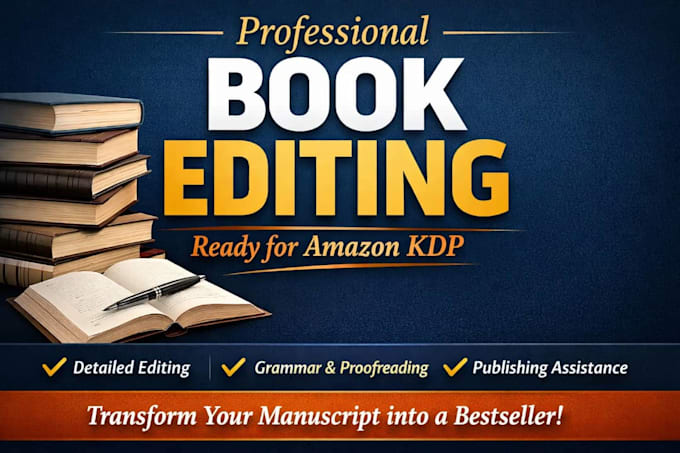 edit and prepare your book for publishing