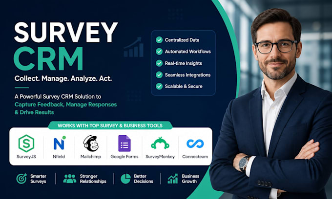 setup survey surveyjs nfield mailchimp google forms surveymonkey connecteam CRM