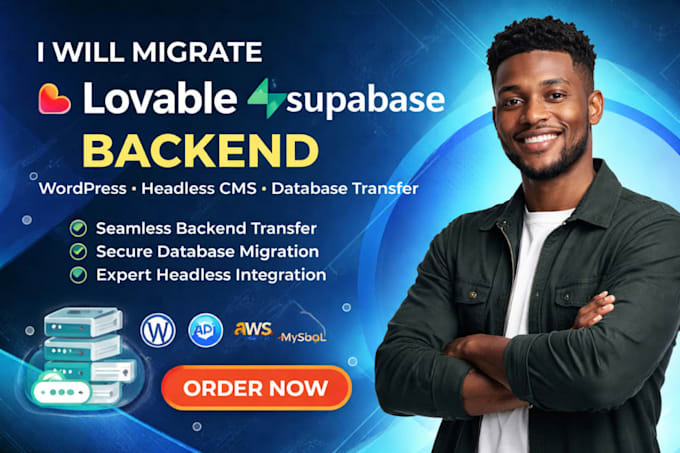 migrate lovable supabase backend wordpress headless cms database transfer