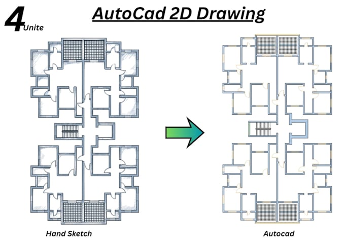 2d drawing or floor plan