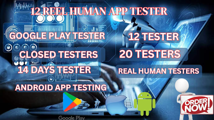 do 12 to 20 android app tester google play console  closed app testers