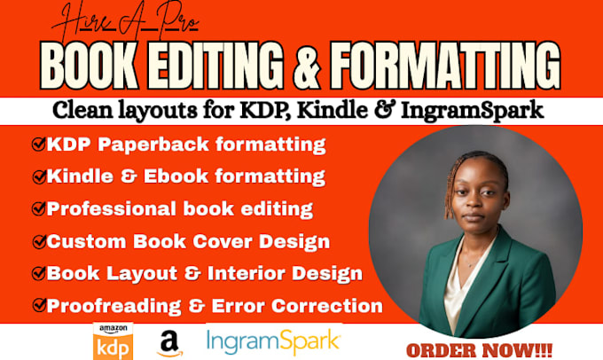 do book formatting, paperback formatting, amazon kdp, book editing