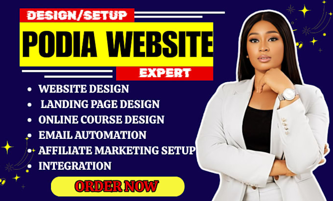 make podia, podia website, online course, teachable, course website