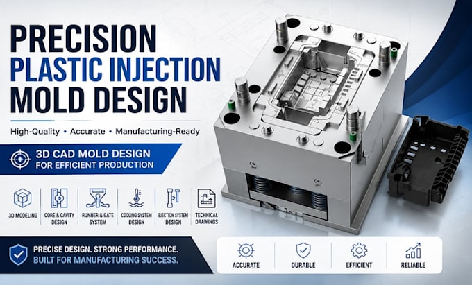 design precision plastic injection molds for manufacturing