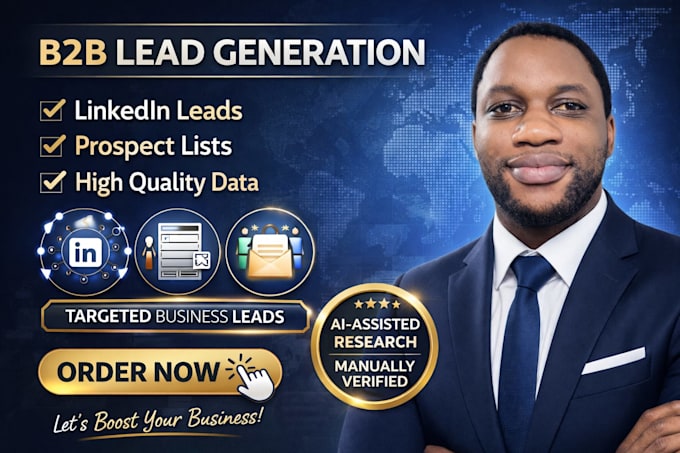 build targeted b2b lead lists with linkedin research