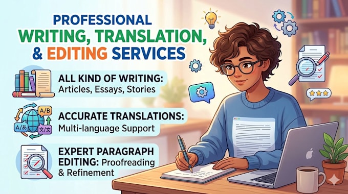 do professional writing and translating