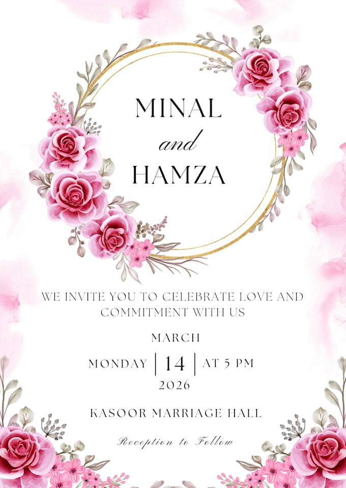 design beautiful urdu islamic wedding cards and invitations