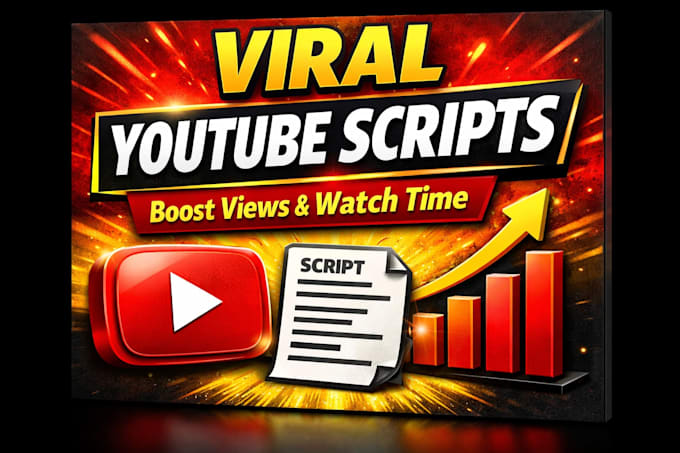 be script writer for youtube video script writing