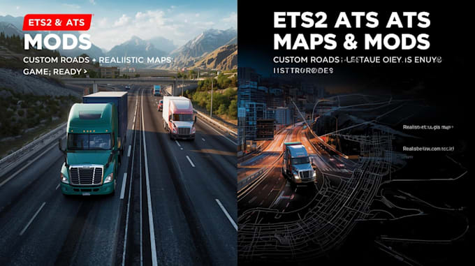 Create custom maps and mods for ets2 and american truck simulator by ...
