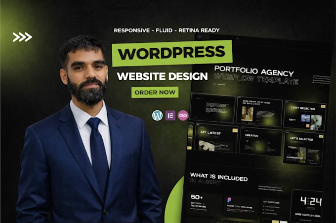 do wordpress website, custom wordpress website, business website