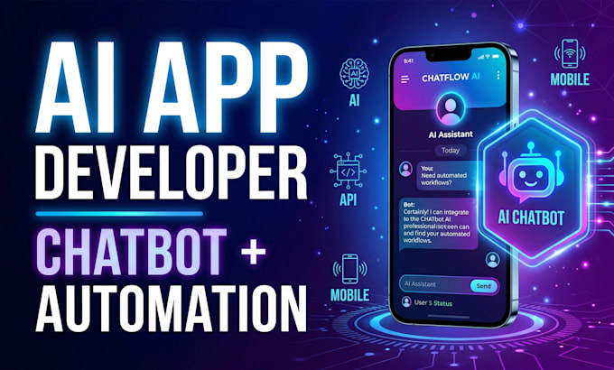 build ai powered mobile app with automation and backend