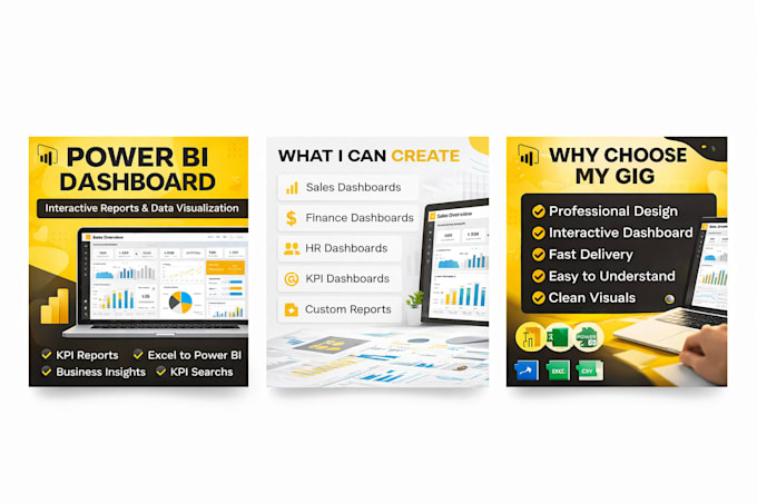 Create interactive power bi dashboards, reports and data visualization ...