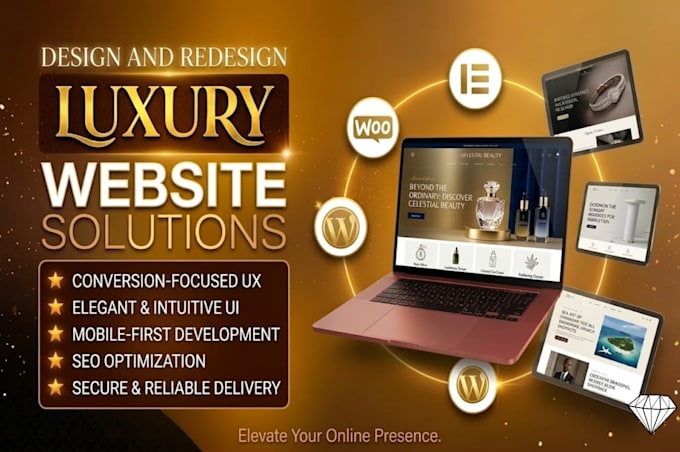 build a luxury wordpress website for any business