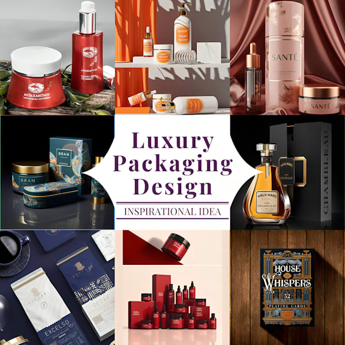 design luxury packaging, product packaging and label design