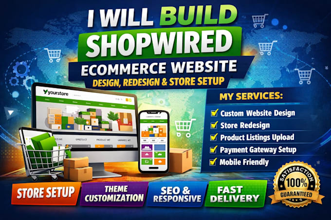develop shopwired wix sellvia dropshipping  website design migration to shopify