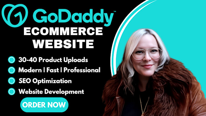 build godaddy ecommerce website and redesign godaddy website