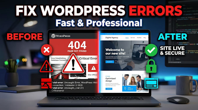 fix wordpress issues bugs errors or customize your website