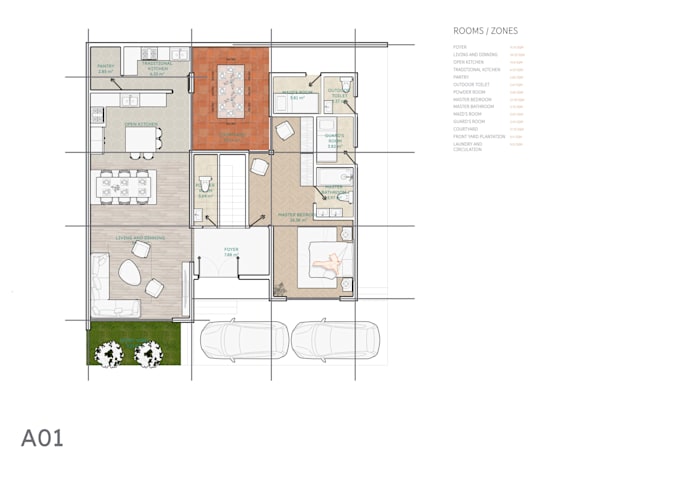 design a layout for your architectural design